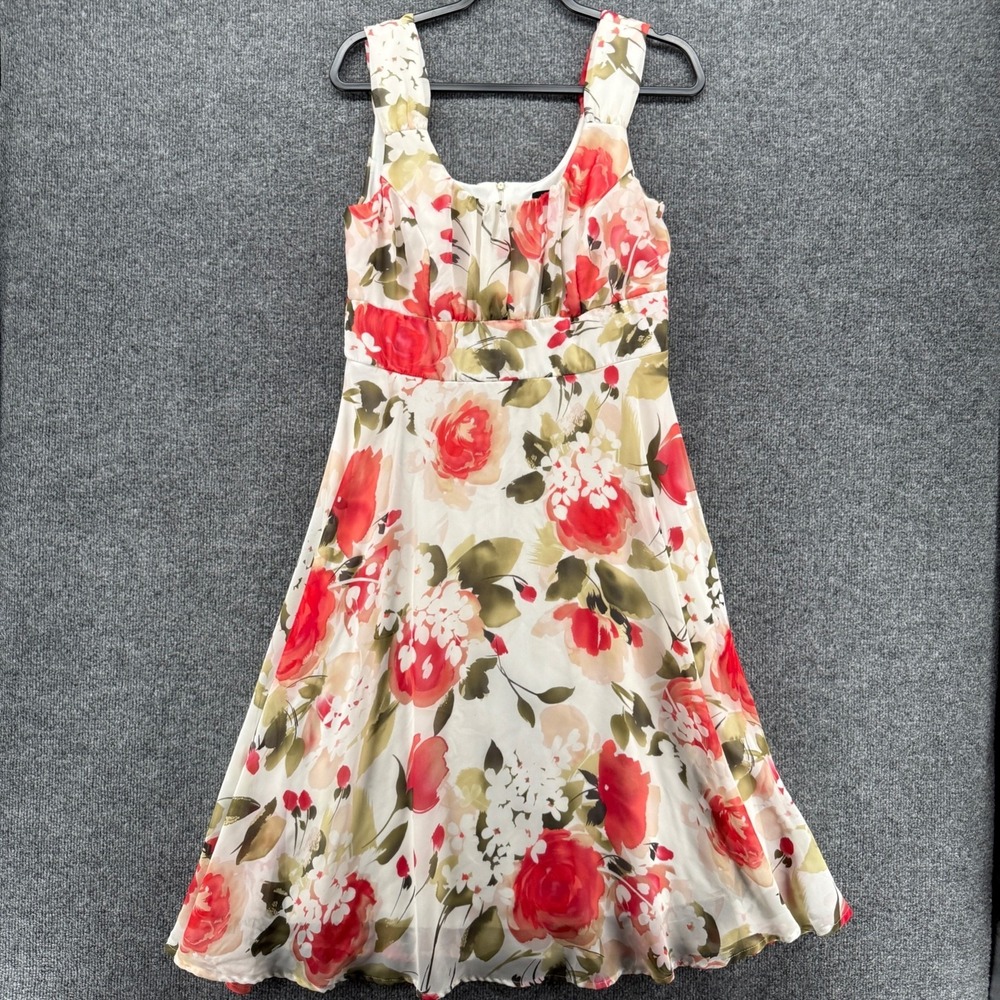 Connected Dress Womens 12 Pink Floral Babydoll Flowy Coquette Romantic Soft Girl